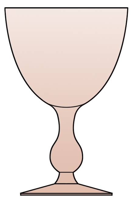 Regina Pink Water Goblet by Morgantown-1