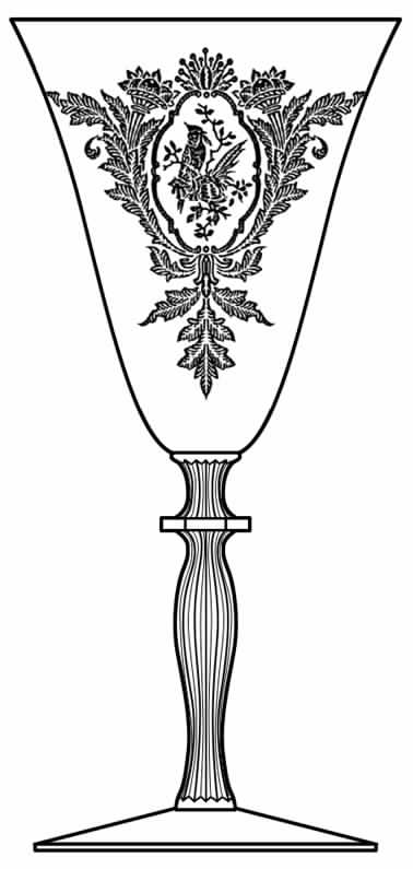 Saranac (Stem 7690) Water Goblet by Morgantown-1