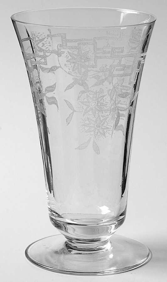 Springtime Footed Tumbler by Morgantown-1