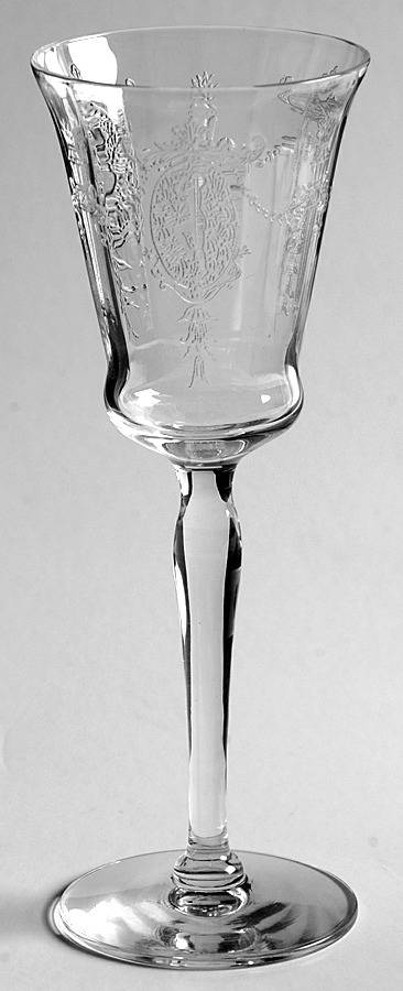 Sunrise Medallion Clear (Stem 7630) Cordial Glass by Morgantown-1