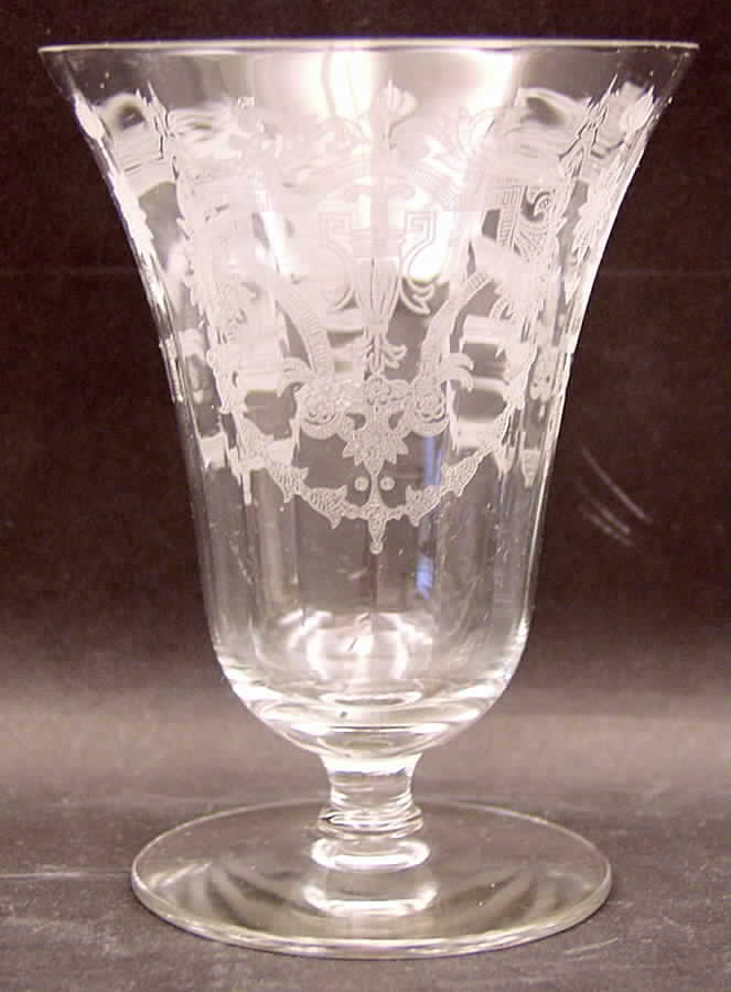 Virginia (Stem 7711, Optic) Footed Tumbler by Morgantown-1