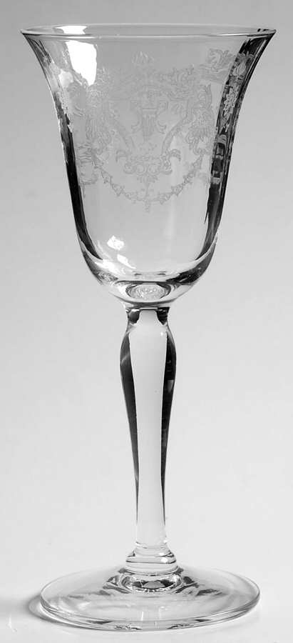 Virginia (Stem 7711, Optic) Wine Glass by Morgantown-1