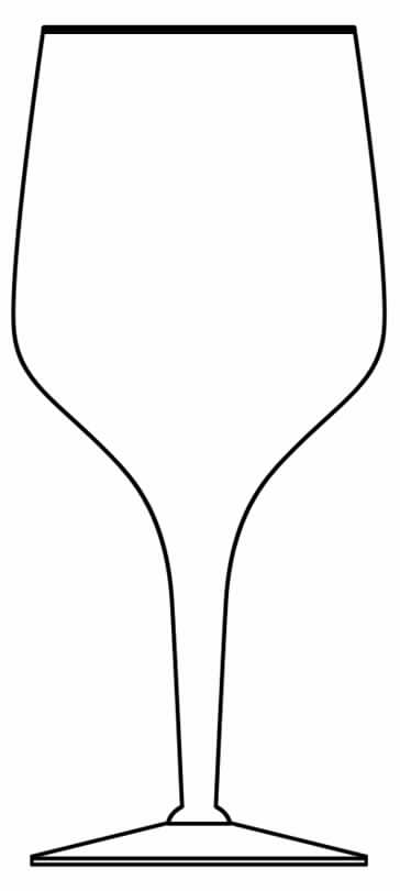 Vision Clear (Platinum Trim) Water Goblet by Morgantown-1