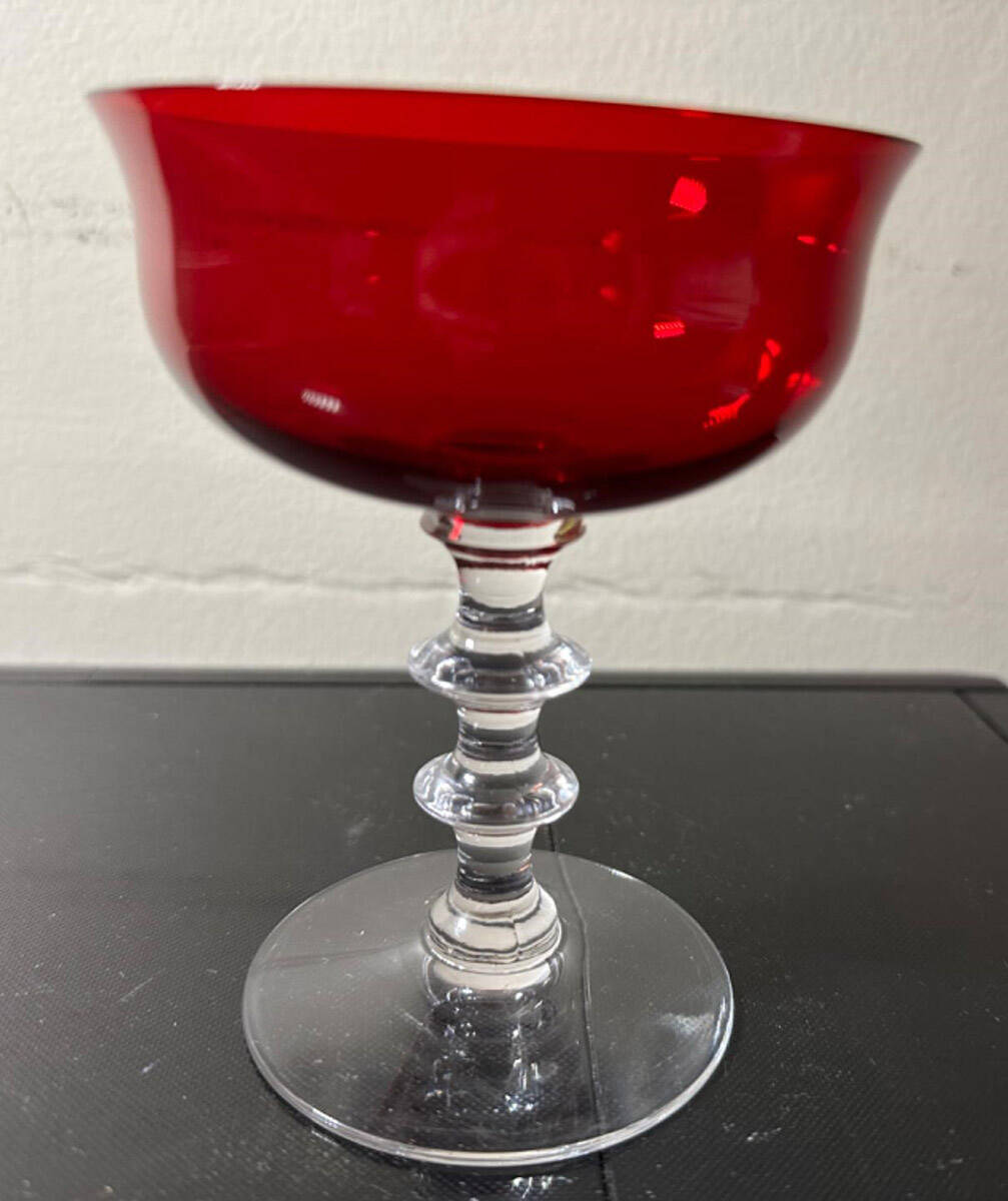 Warwick Ruby Champagne/Tall Sherbet by Morgantown-1