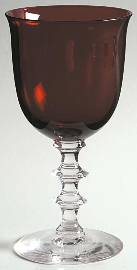 Warwick Ruby Water Goblet by Morgantown-1