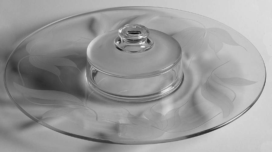 Cameo Cheese Plate with Dome by McBride-1