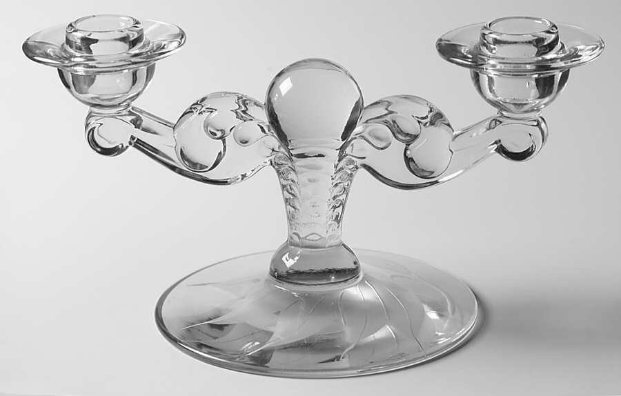Cameo Double Light Candlestick by McBride-1