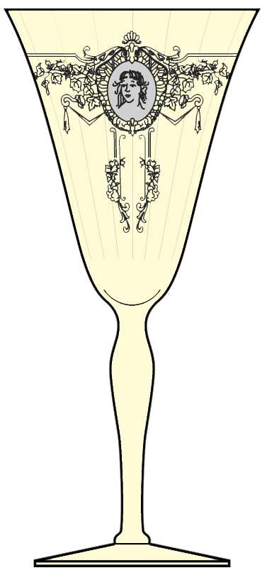Adonis Water Goblet by Morgantown-1