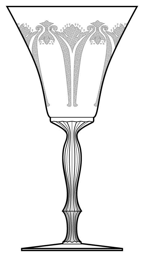 Fairwin Water Goblet by Morgantown-1