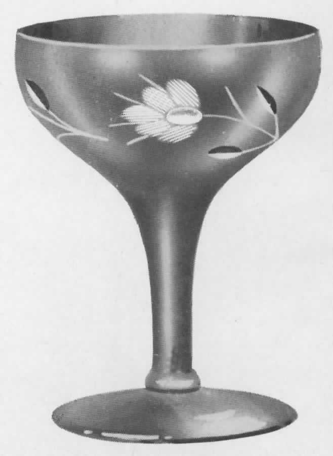 C-224 1-2 Champagne/Tall Sherbet by Marion Glass-1