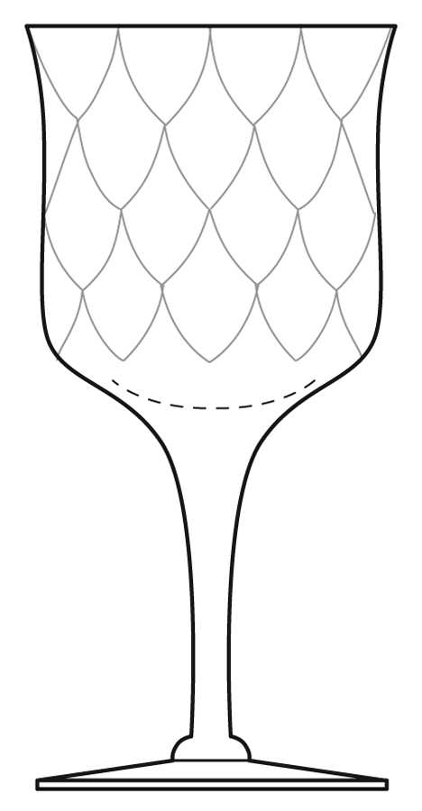Avalon Peacock Optic Clear Water Goblet by Morgantown-1
