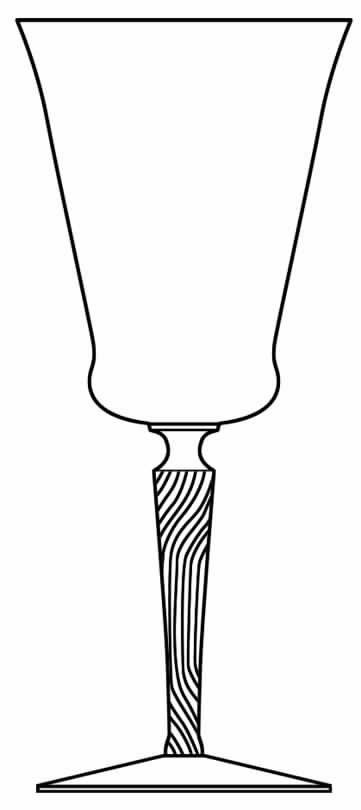 Legacy Clear Water Goblet by Morgantown-1
