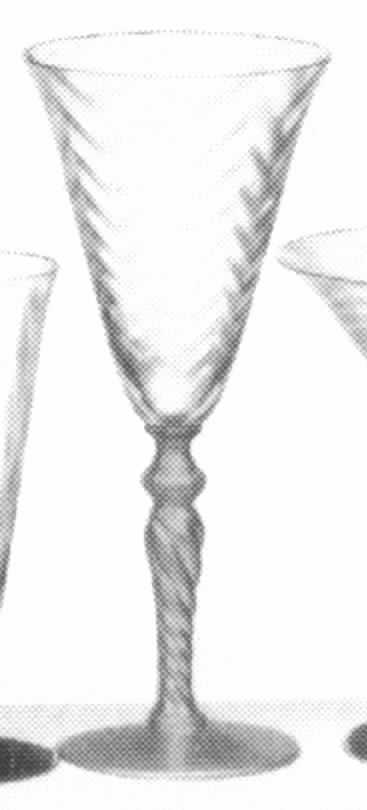 6102 (Clear-Herrinbone Optic) Water Goblet by Monongah-1