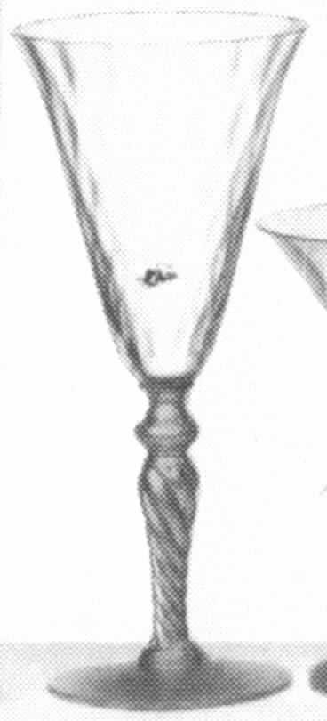 6102 (Clear-Diamond Optic) Water Goblet by Monongah-1