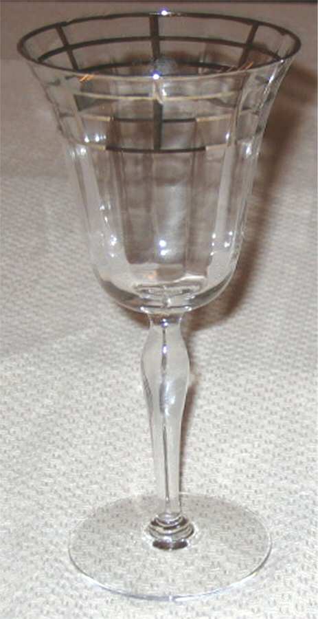 Lattice Water Goblet by Morgantown-1