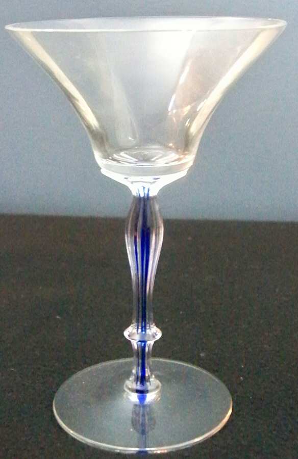 Lexington Cobalt (Cased) Champagne/Tall Sherbet by Morgantown-1