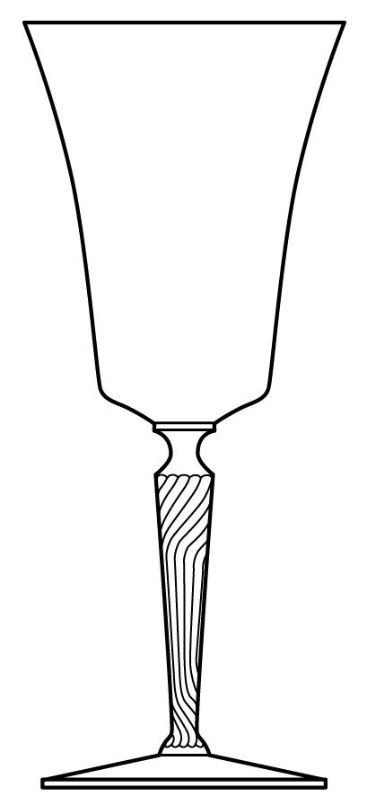 Lorna Water Goblet by Morgantown-1