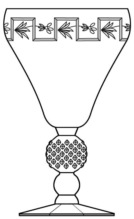 Marlowe Water Goblet by Morgantown-1