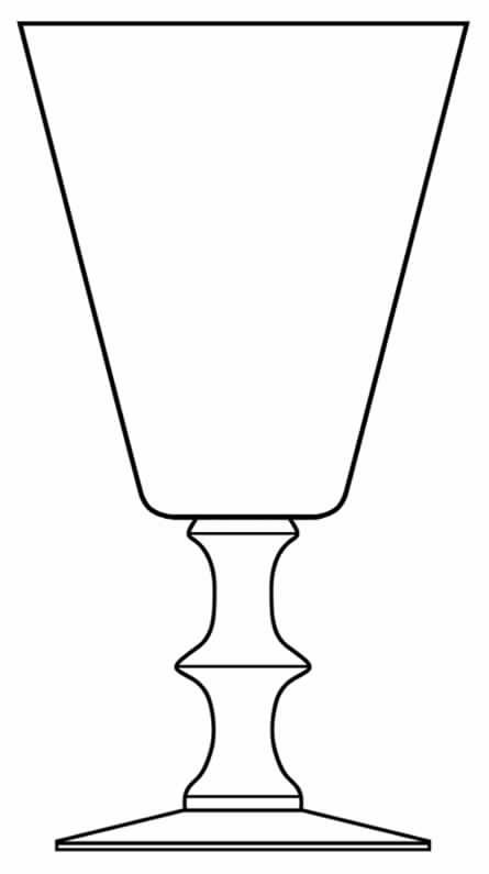 Raleigh Water Goblet by Morgantown-1