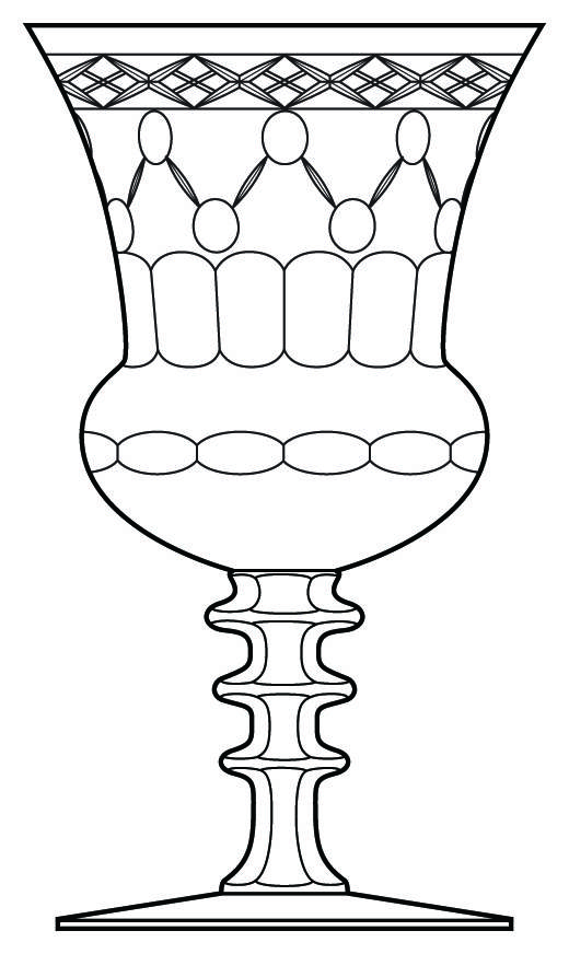 Wellington Water Goblet by Morgantown-1