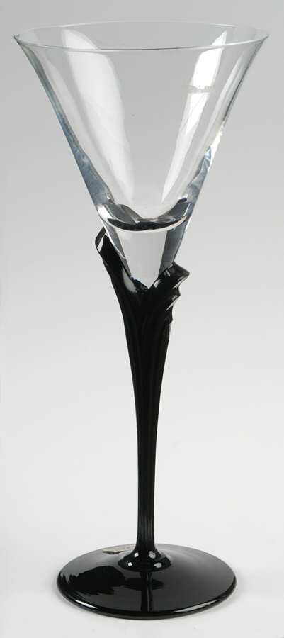 Palladium Black Water Goblet by Mikasa-1