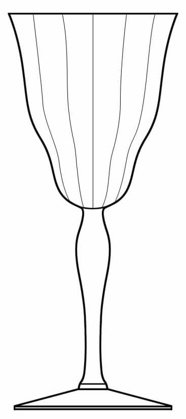 7668 Water Goblet by Morgantown-1
