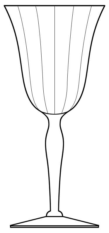 7711 Water Goblet by Morgantown-1