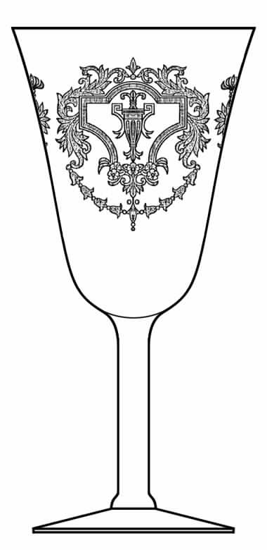 Virginia (Stem 7587, Non Optic) Water Goblet by Morgantown-1