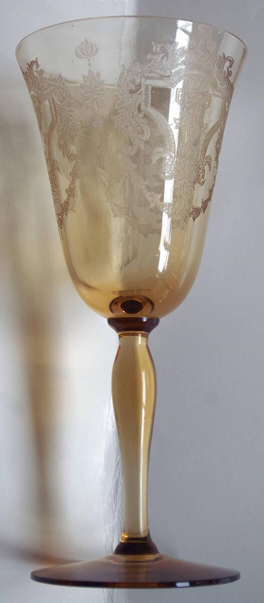 Virginia (Stem 7614, Non Optic) Water Goblet by Morgantown-1