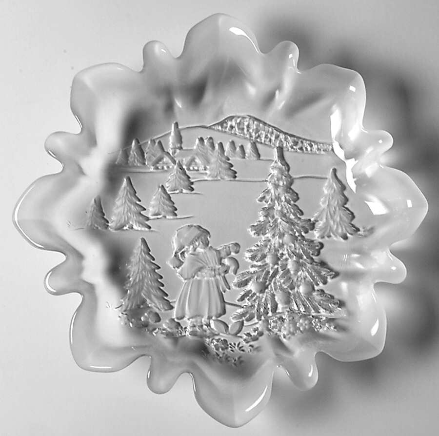 Christmas Story 9" Bon Bon Plate by Mikasa-1