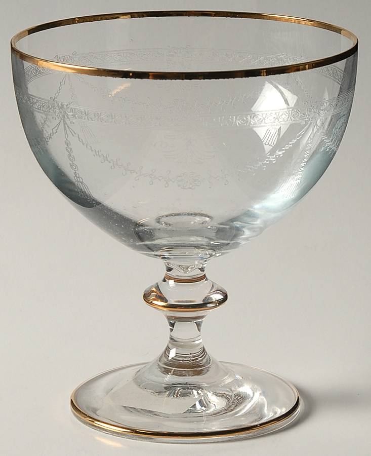 Victorian Garland Gold Champagne/Tall Sherbet by Mikasa-1