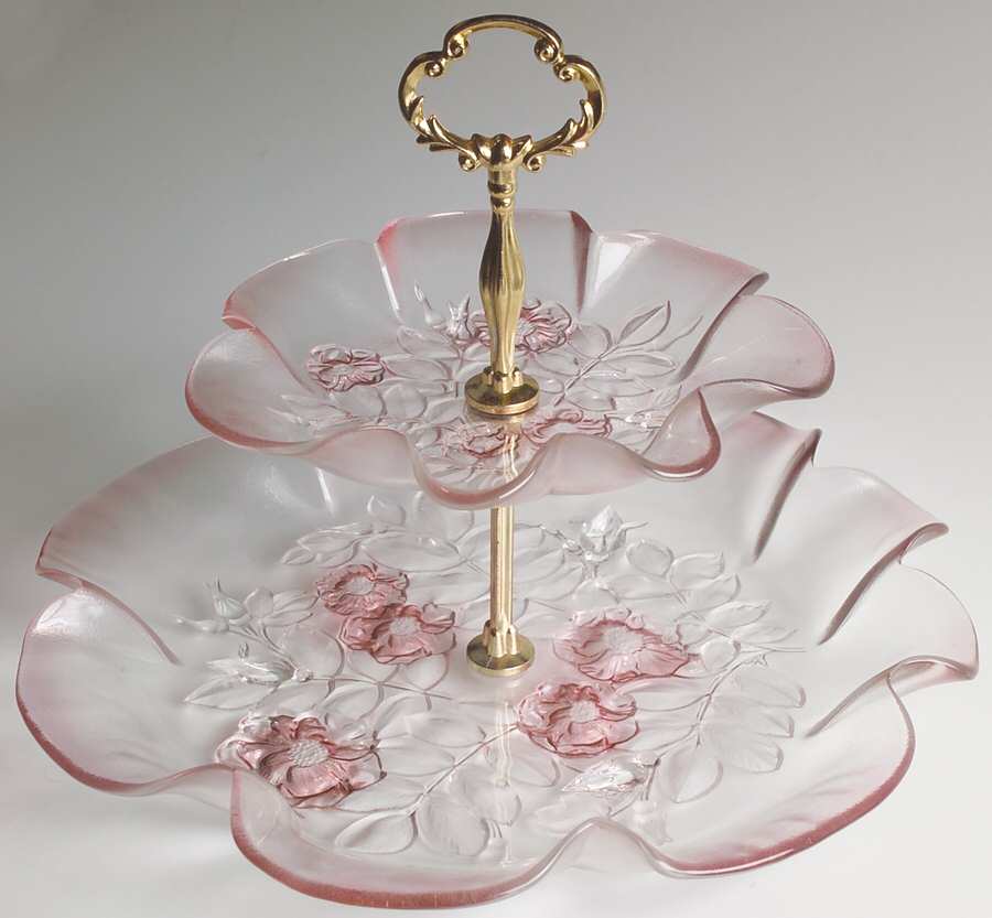 Rosella 2 Tier Serving Tray by Mikasa-1