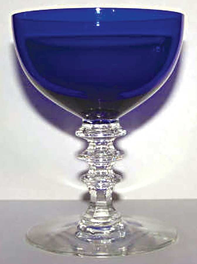 Sextette Cobalt Champagne/Tall Sherbet by Morgantown-1
