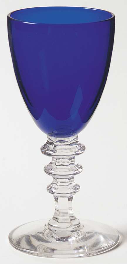 Sextette Cobalt Cordial Glass by Morgantown-1