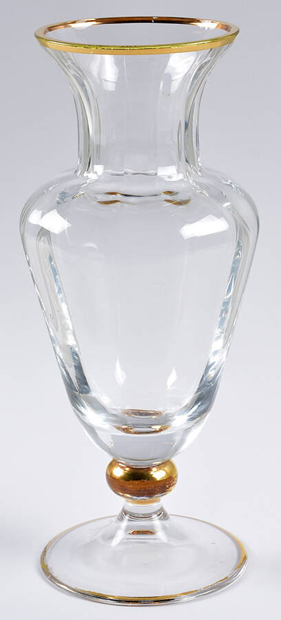 Country French Gold 11" Flower Vase by Mikasa-1
