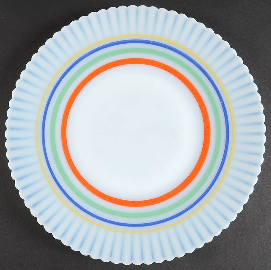 Petalware Cremax (Primary Decorations) Dinner Plate by MacBeth-Evans-1