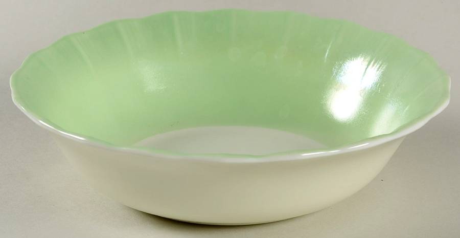 Cremax Bordette Green Small Fruit Dessert Bowl by MacBeth-Evans-1