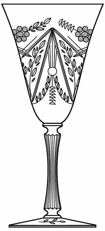 7660 1-2-1 Water Goblet by Morgantown-1