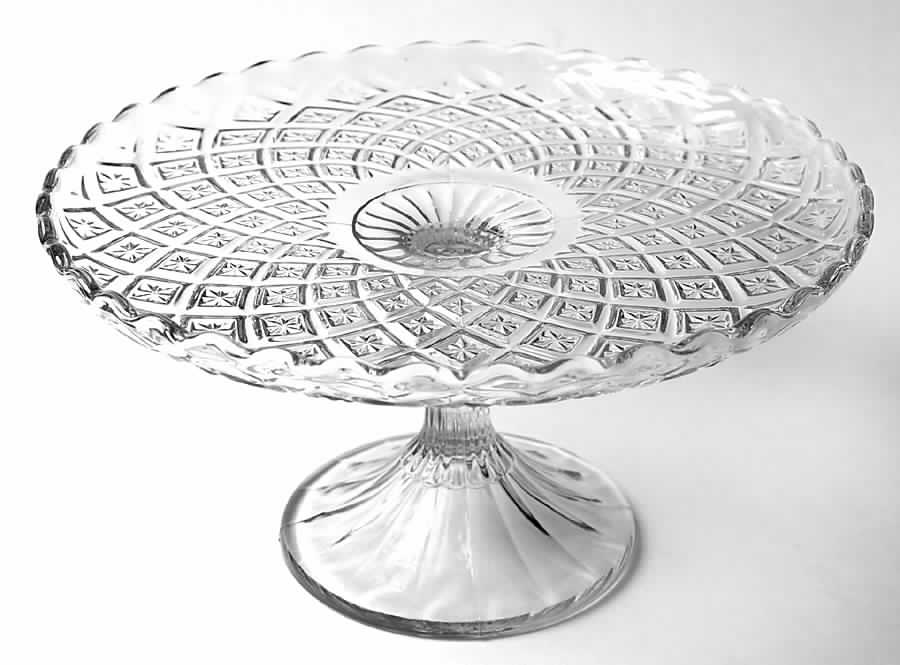 10027 Footed Cake Plate by Monongah-1
