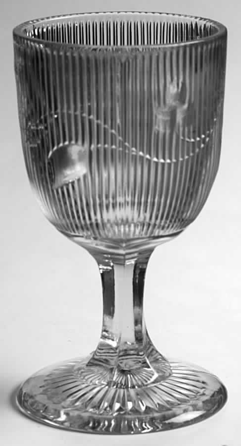 Bellflower Water Goblet by McKee-1