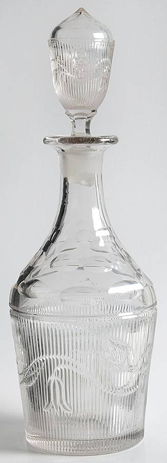 Bellflower Decanter & Stopper by McKee-1