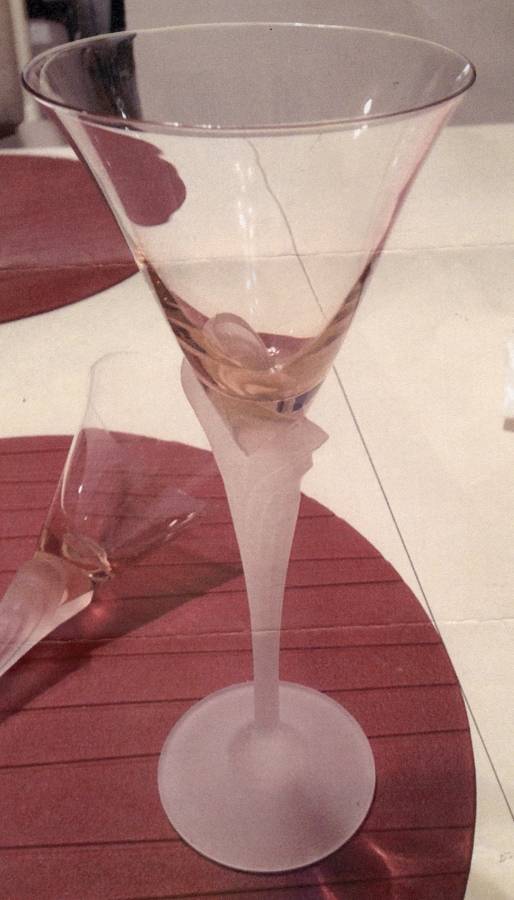 Palladium Pink Water Goblet by Mikasa-1