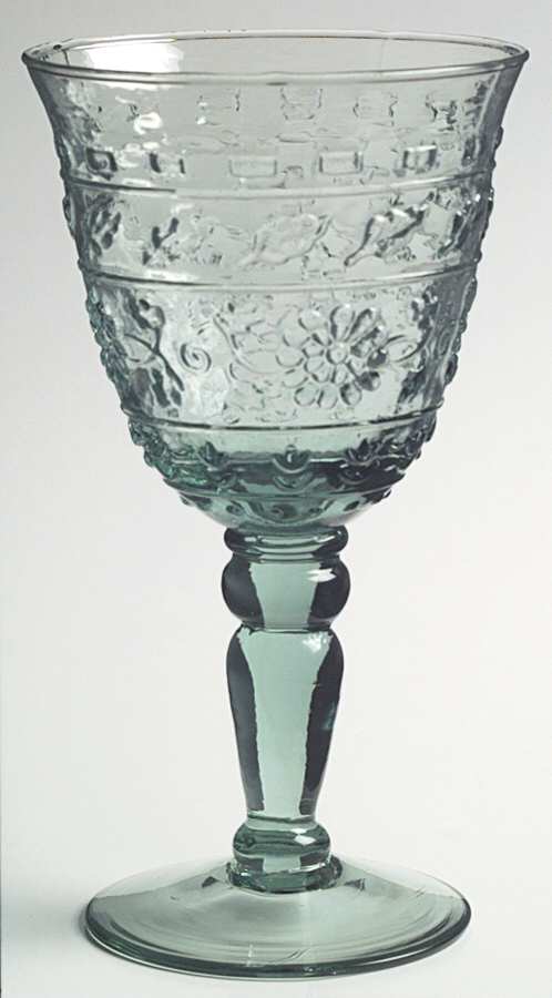 Tender Leaves Green Water Goblet by Mikasa-1
