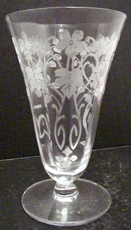 Baden Clear (Stem 7604 1-2) Footed Tumbler by Morgantown-1