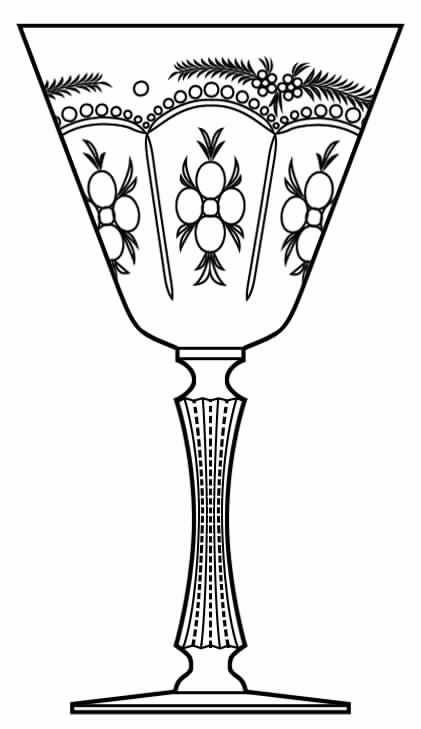 7660-1 Water Goblet by Morgantown-1