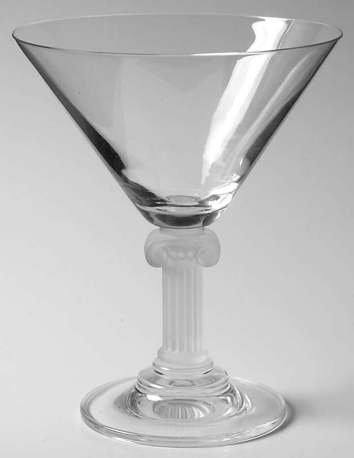 Parthenon Frost Martini Glass by Mikasa-1