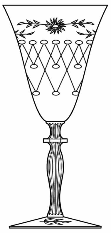 7690-6 Water Goblet by Morgantown-1