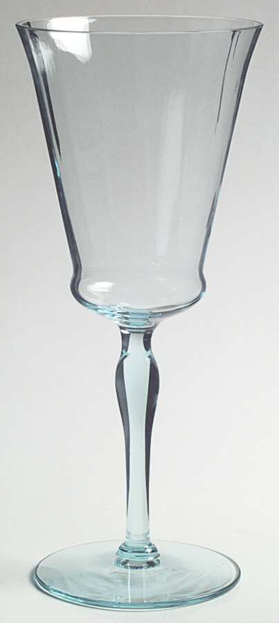 Ballerina Blue Water Goblet by Morgantown-1