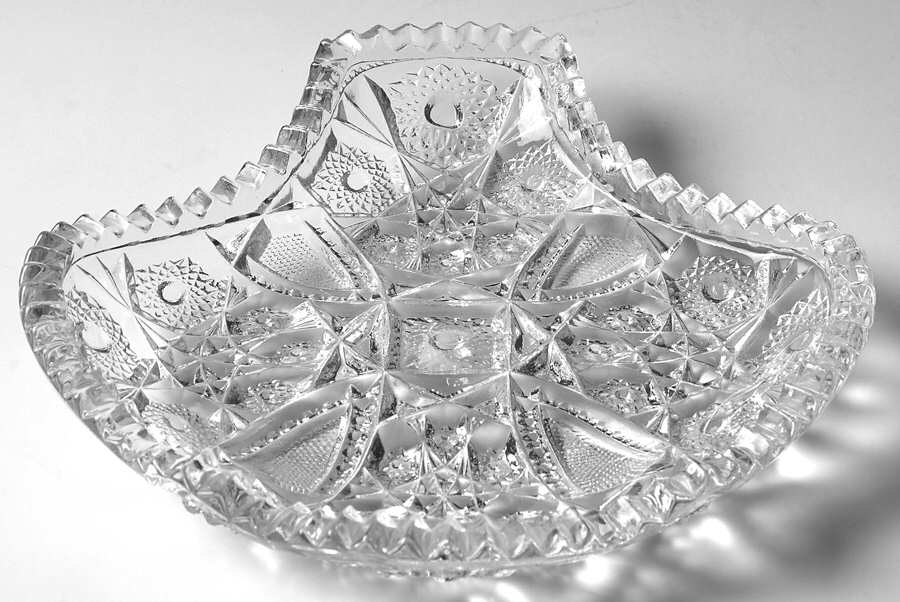 Toltec Clear Shell Shape Bowl by McKee-1