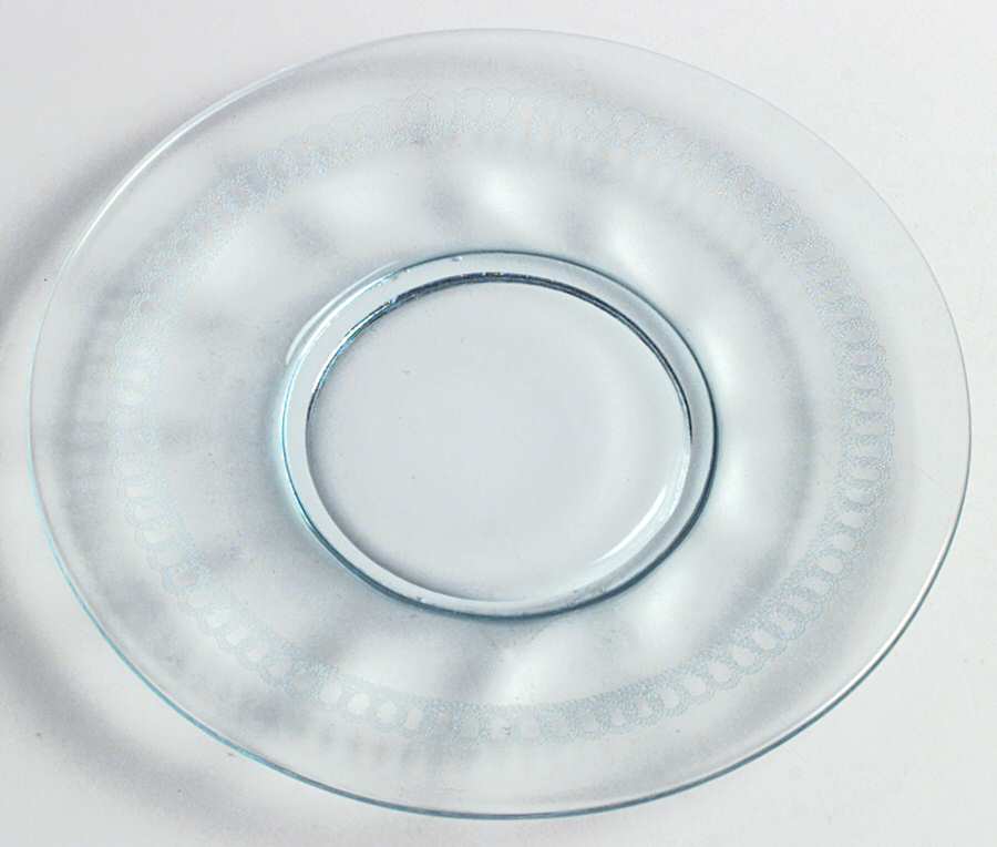 Ne218-Aquamarine (Blue) Bread & Butter Plate by Morgantown-1